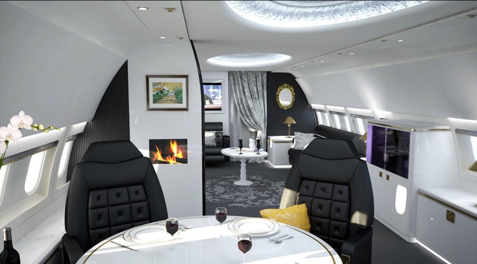 Boeing Business Jet салон