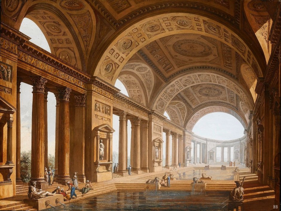 Архитектура древнего Рима термы Каракаллы