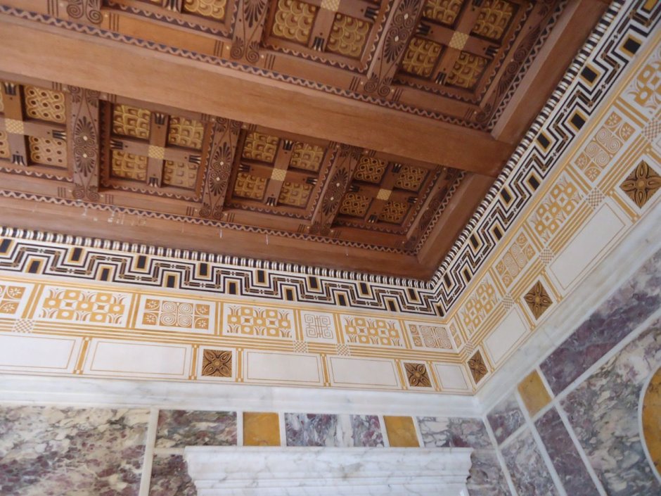 Кессонированный потолок древняя Греция