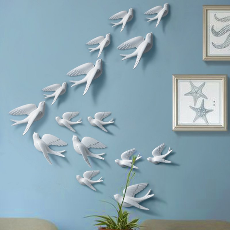 Декор на стену птицы