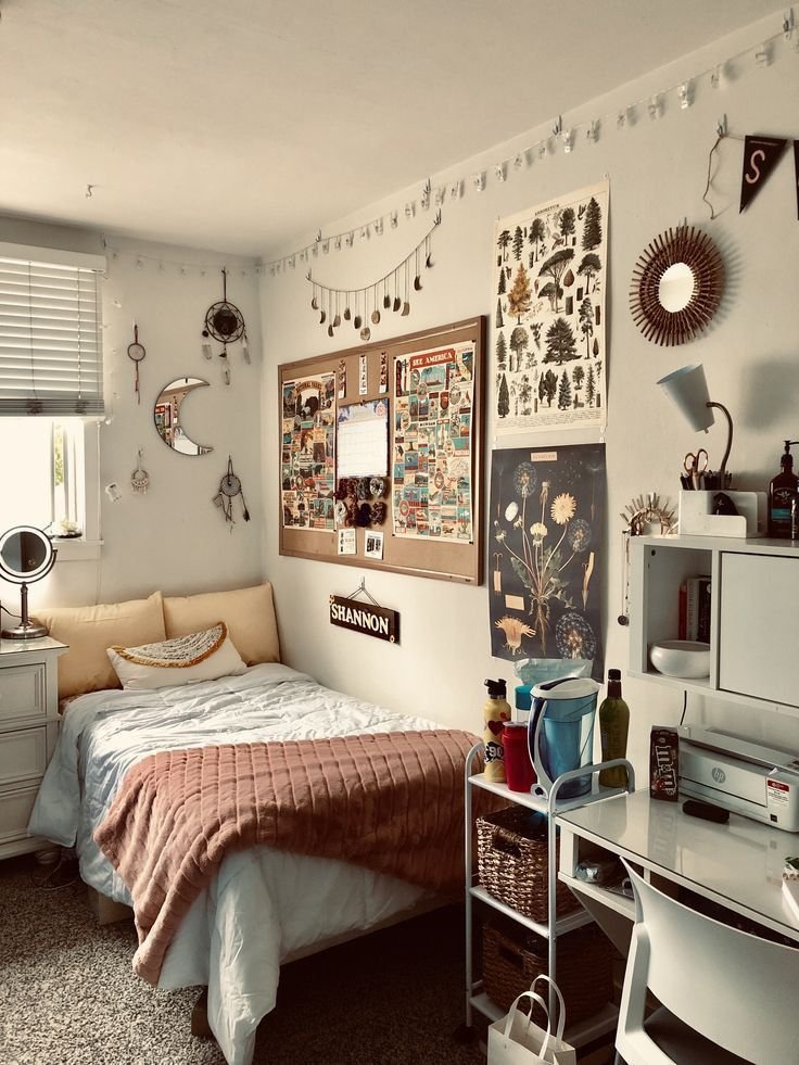 Интерьер комнаты в общежитии для семьи