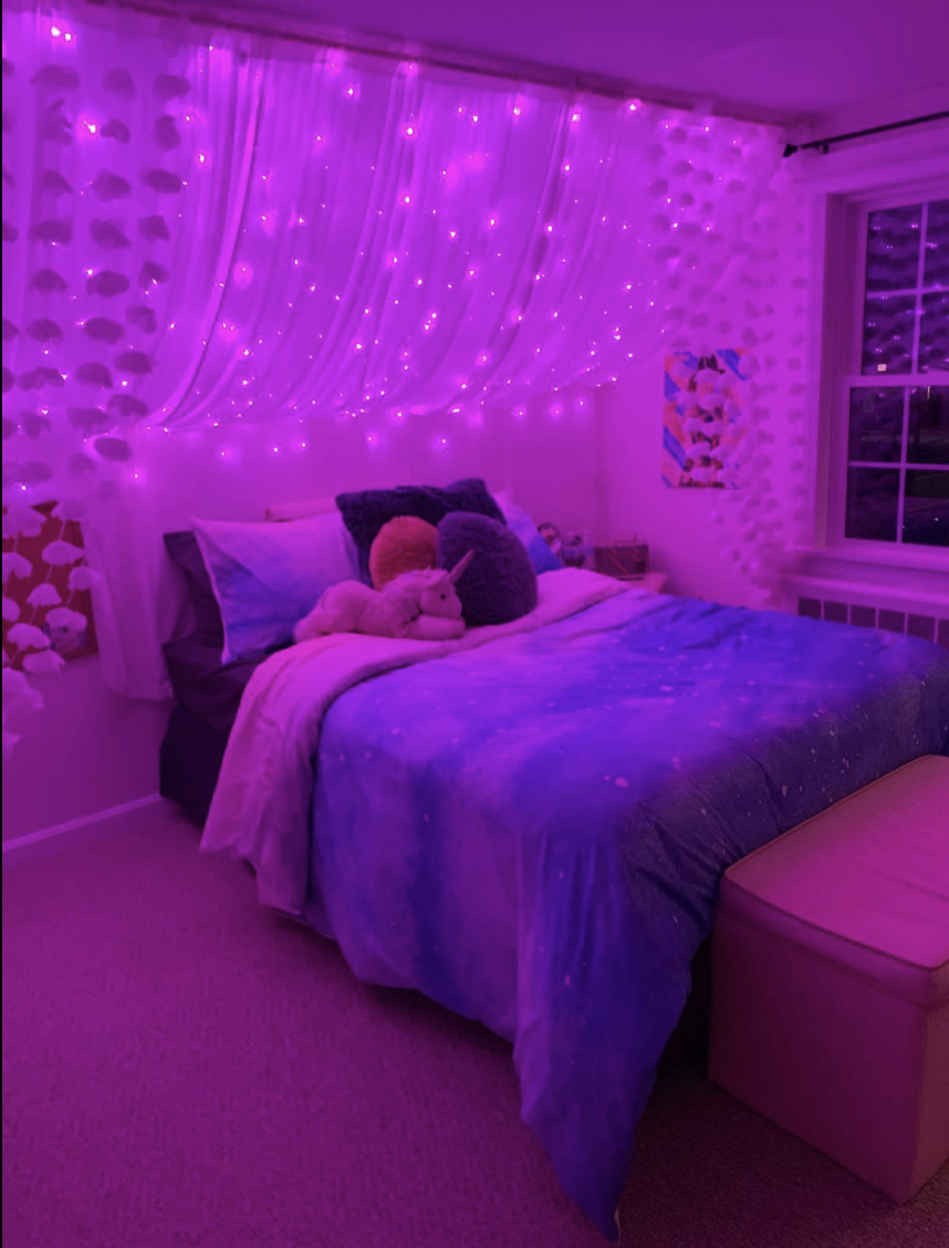 Картинки фиолетовая комната