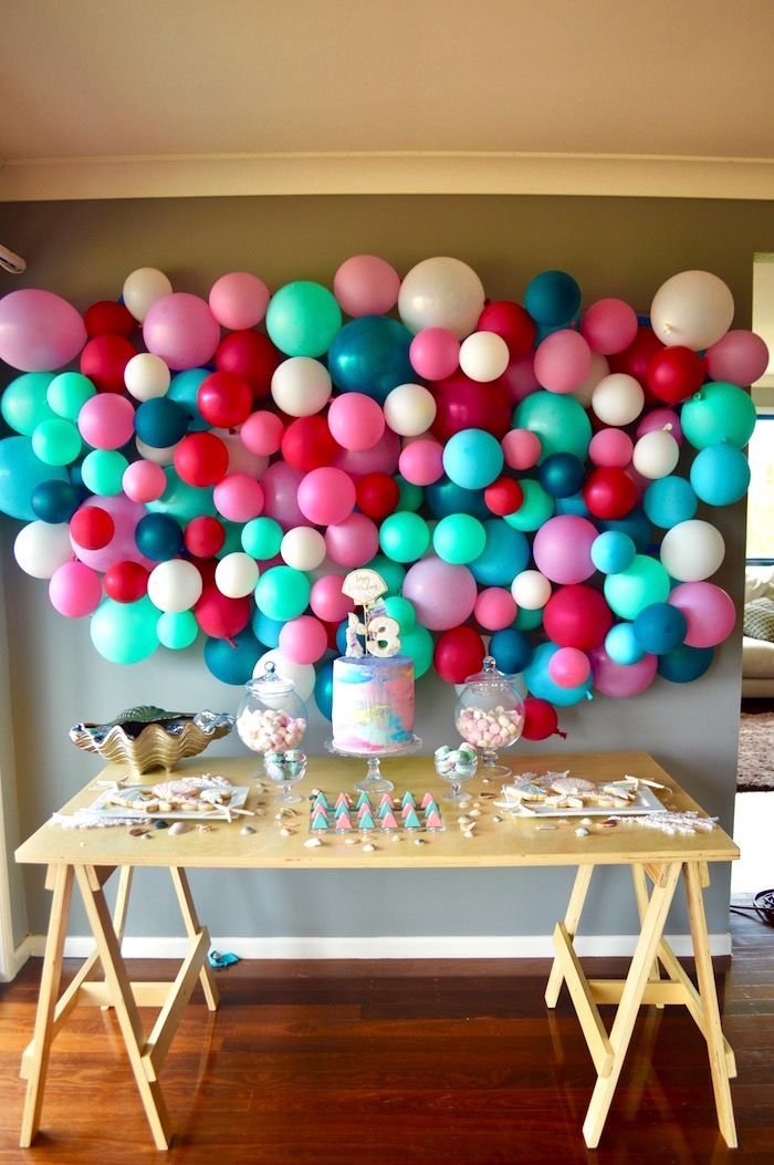 Декор шарами на день рождения