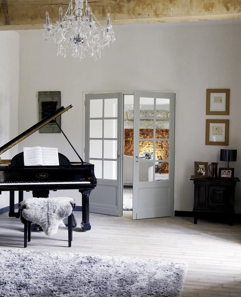 Интерьер с пианино в квартире
