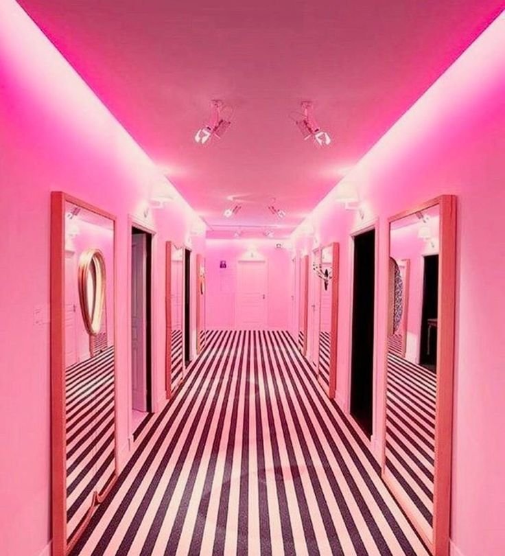 Бело розовая комната (83 фото)