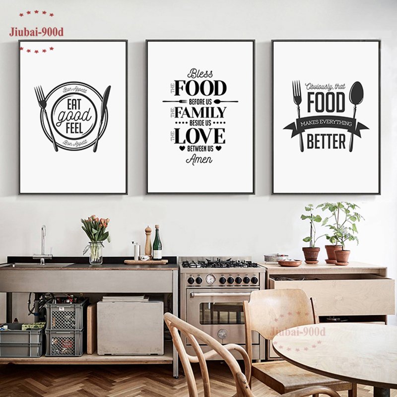 Постеры с надписями на кухню
