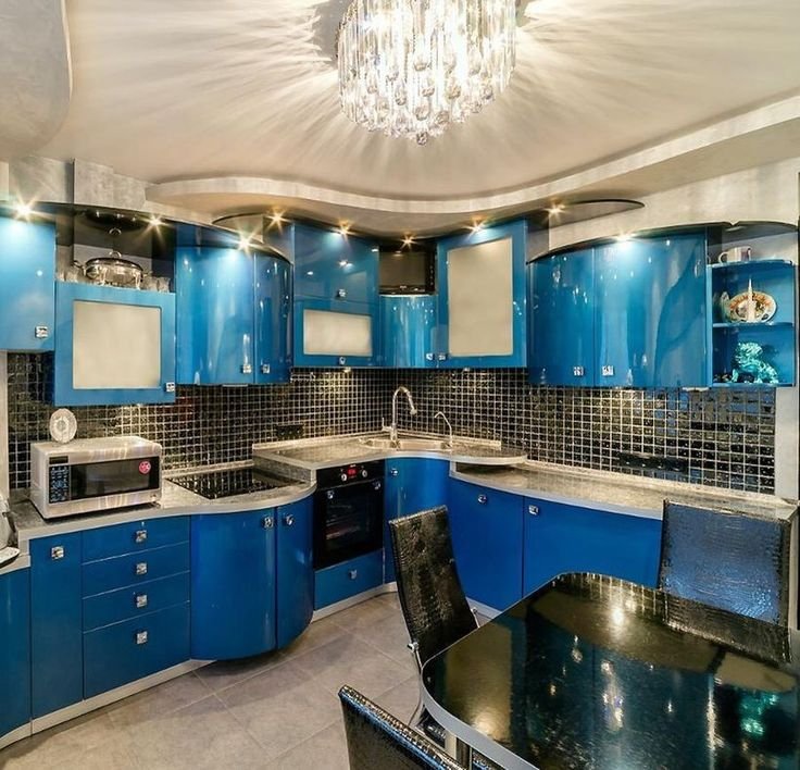 Синяя кухня квартирный вопрос