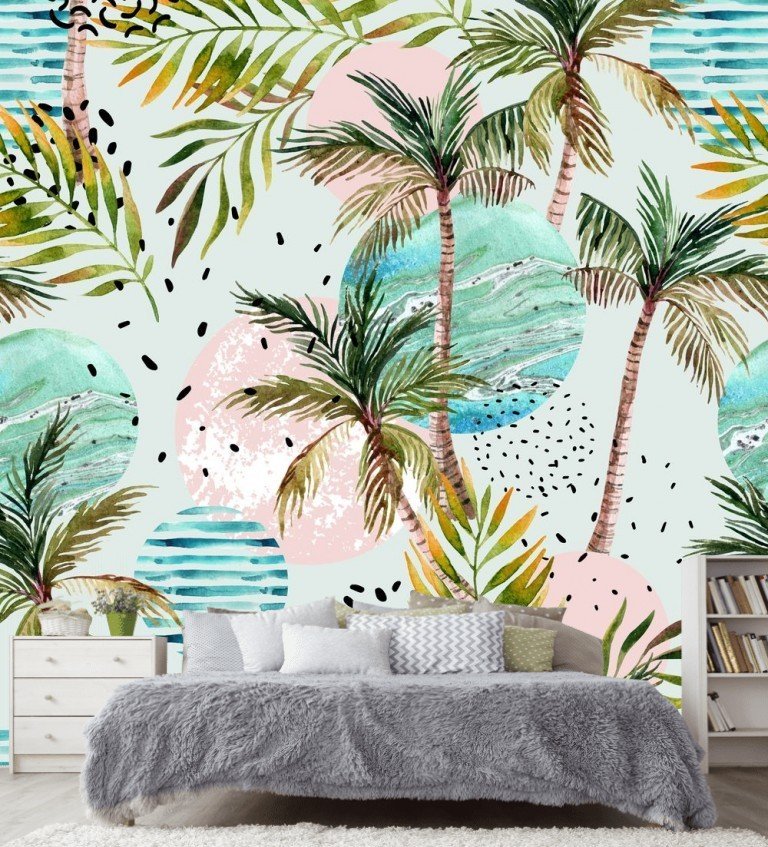 Фреска пальмы
