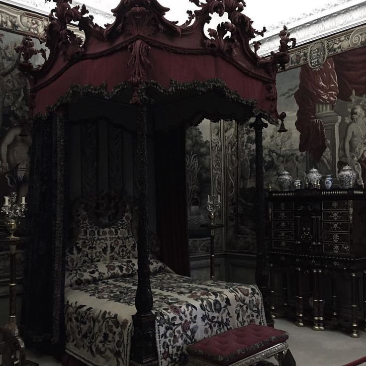 Викторианская Готика спальня арт