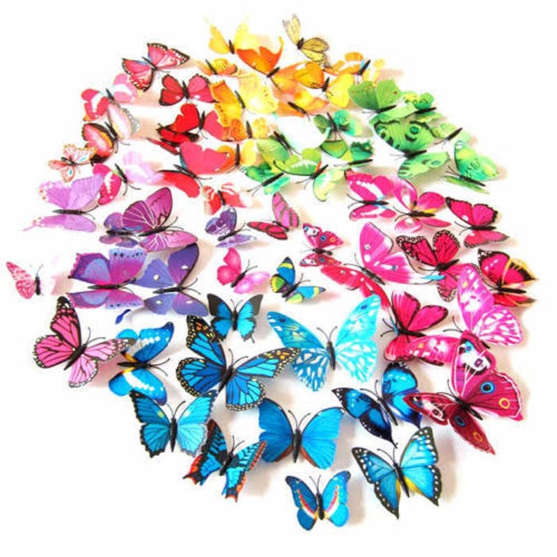 Бабочки на стену (50 фото)
