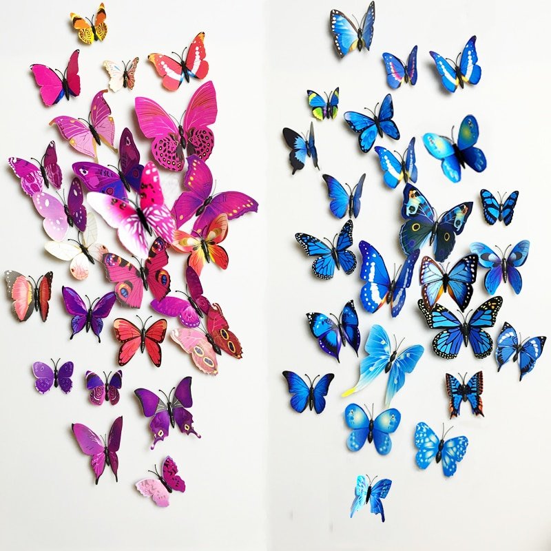 Декоративные бабочки для интерьера