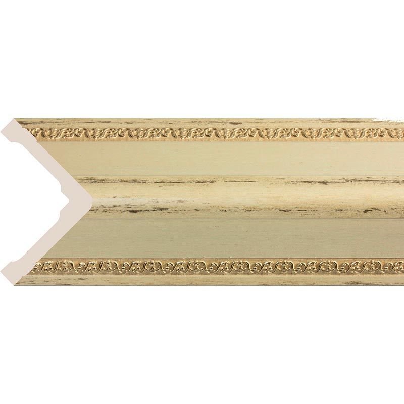 Интерьерный багет Cosca. Угол 50, античное золото