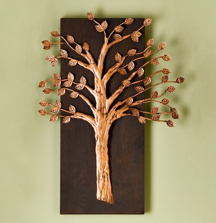 Какие можно сделать деревья. Декор "дерево". Декоративное дерево для интерьера. Панно дерево на стену. Панно "дерево".