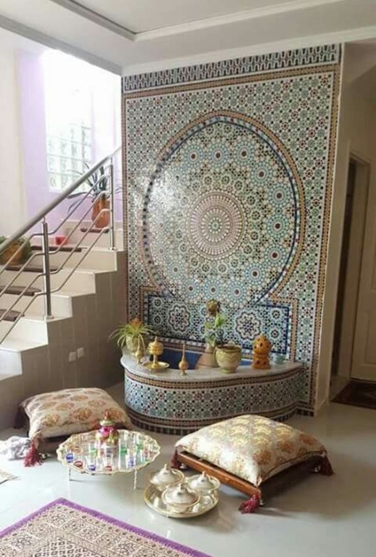 Интерьеры в Восточном арабском марокканском стиле