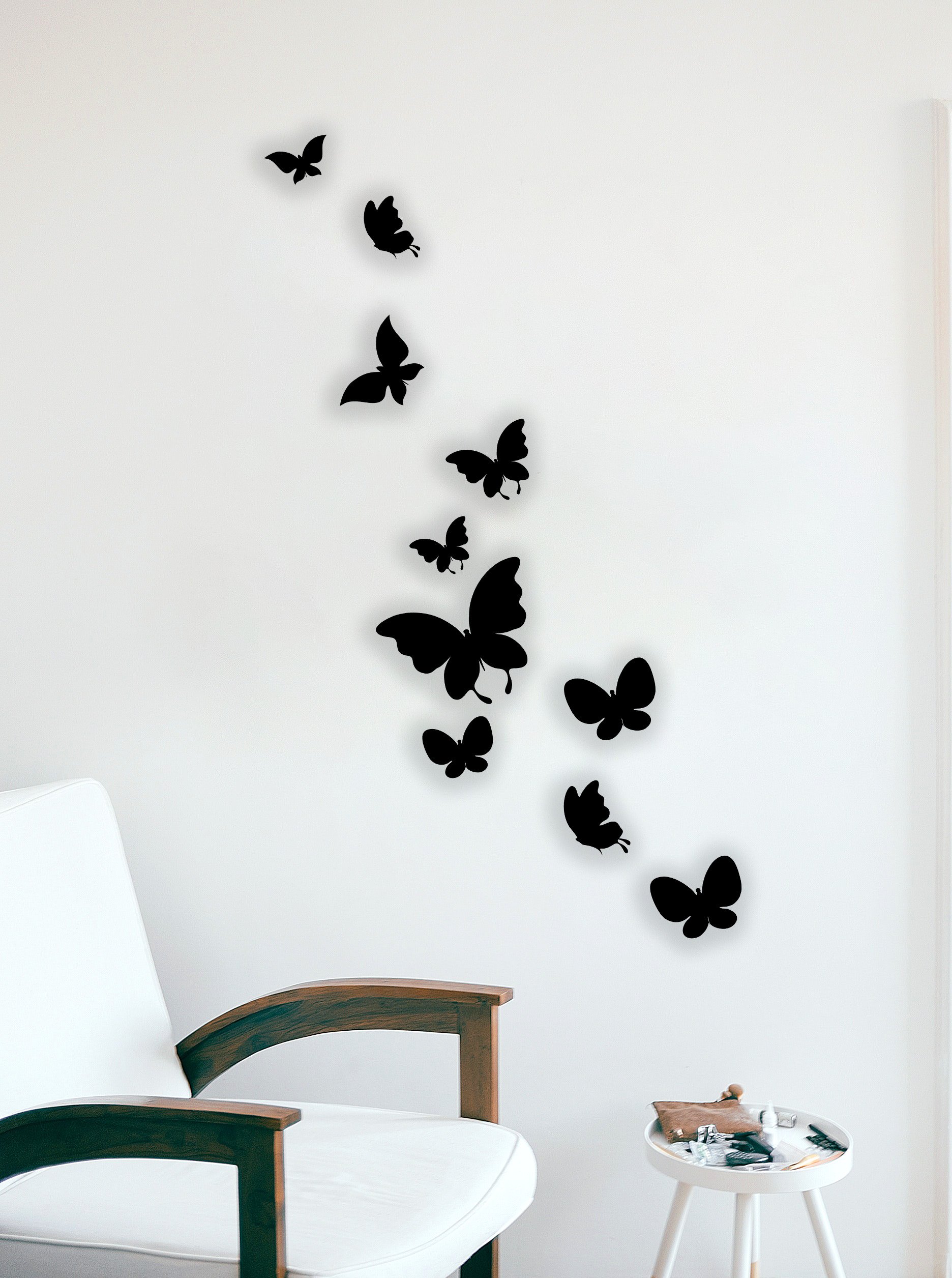 Бабочки для декора стен