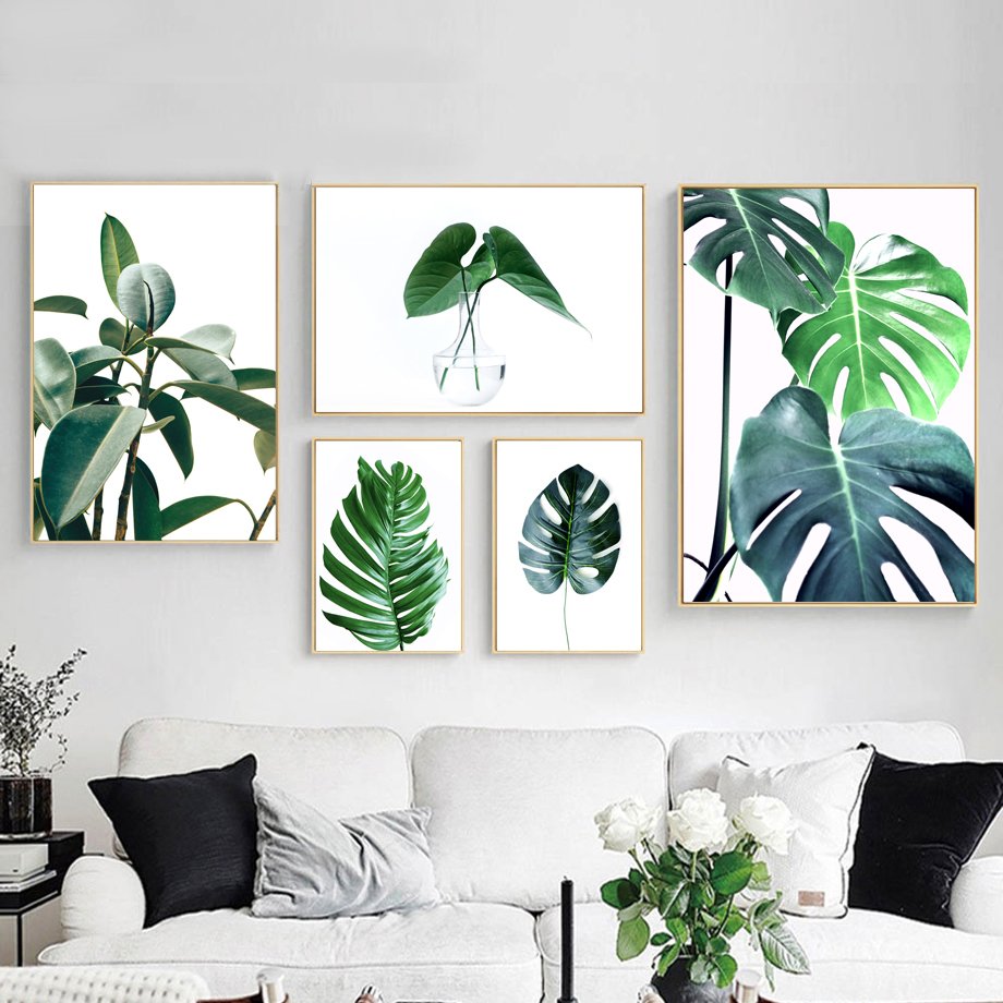 Постеры растения для интерьера