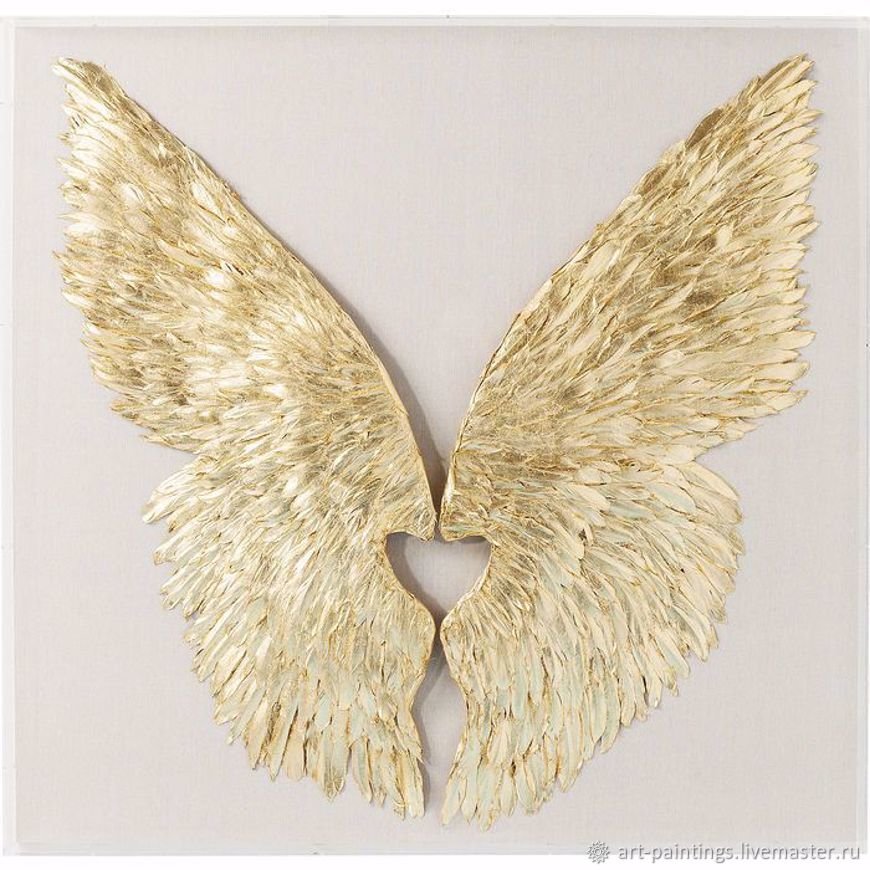 Крылья ангела настенный декор