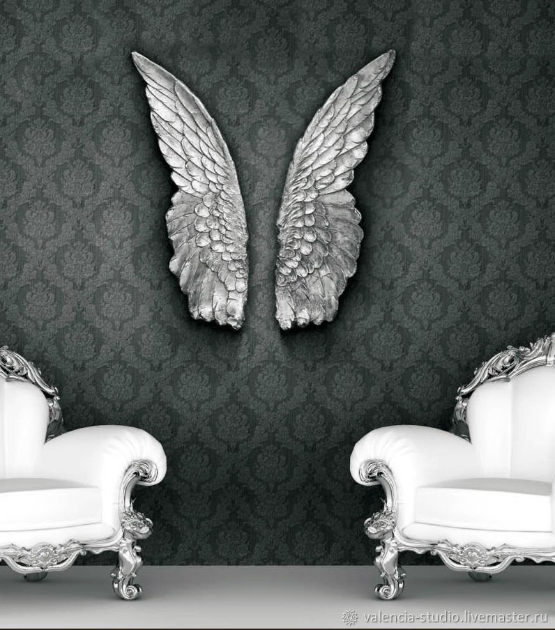Крылья на стену декор