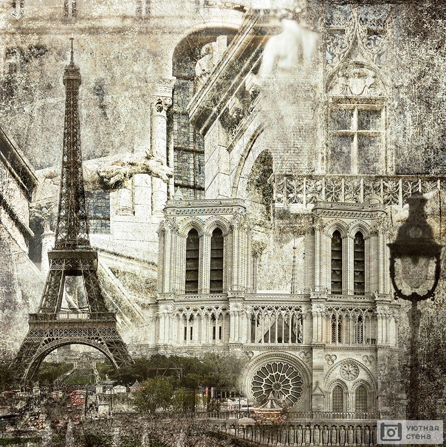Фотообои на стену париж (70 фото)