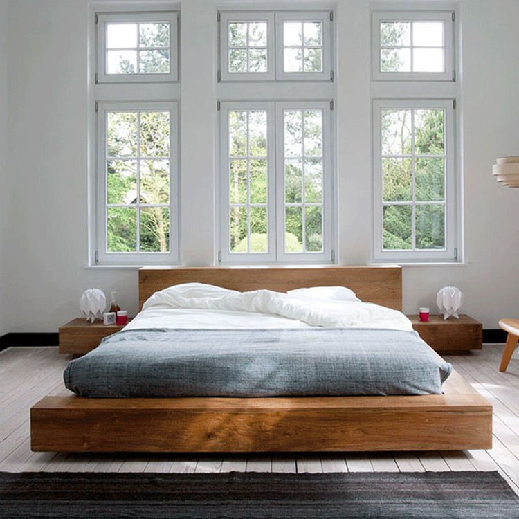 Деревянная Минималистичная кровать