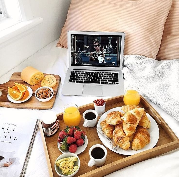 Завтрак в постель Эстетика