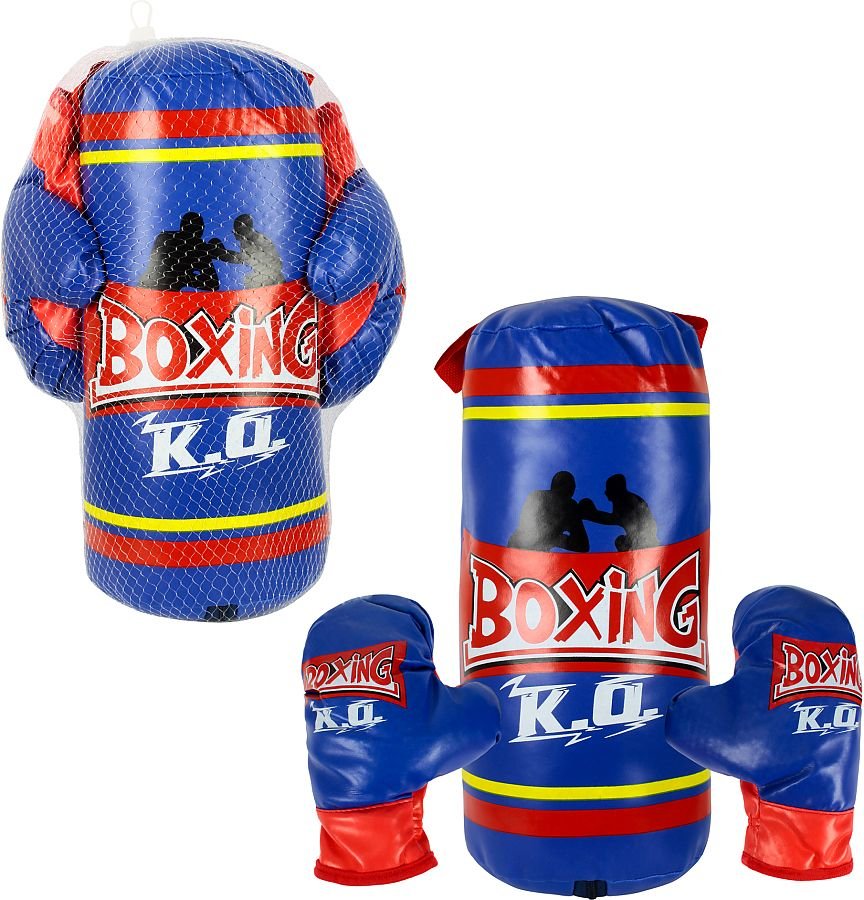 Детский боксёрский набор гигант (перчатки+ груша d25 h80см