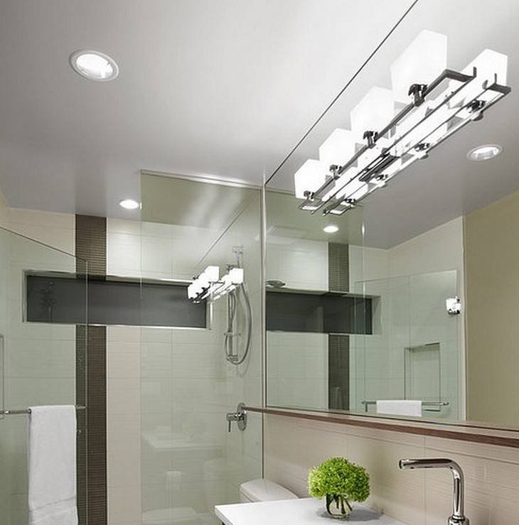 Светильники для ванной комнаты потолочные