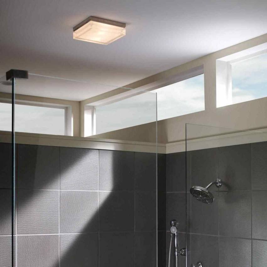 Потолочный светильник в ванную
