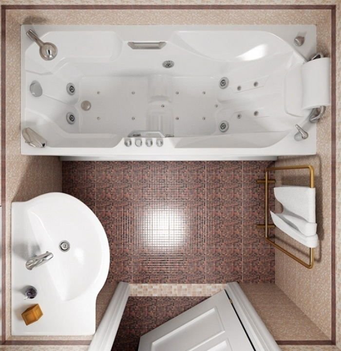 Небольшие Ванные комнаты