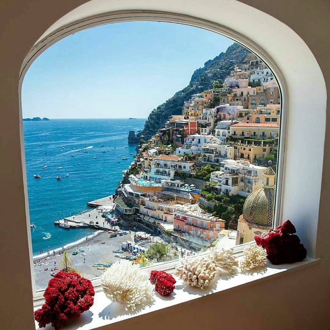 вид из окна в италии