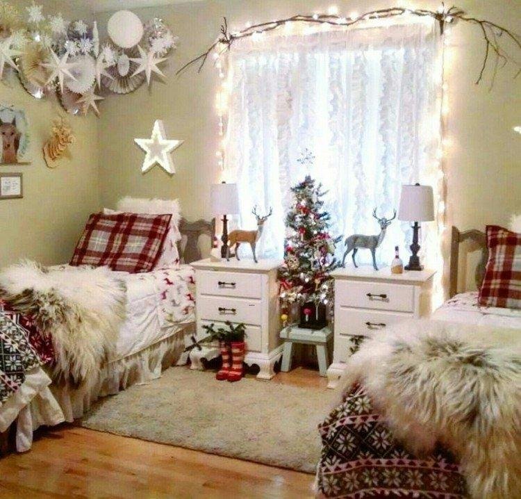 Декор комнаты для девочки на новый год
