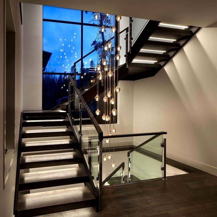 Лестница в современном стиле в доме
