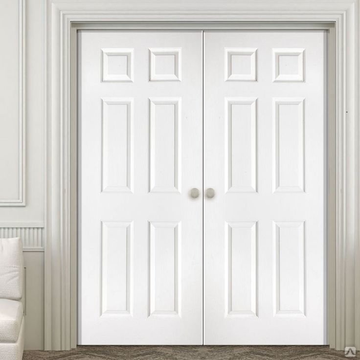 Белые распашные двери (56 фото)