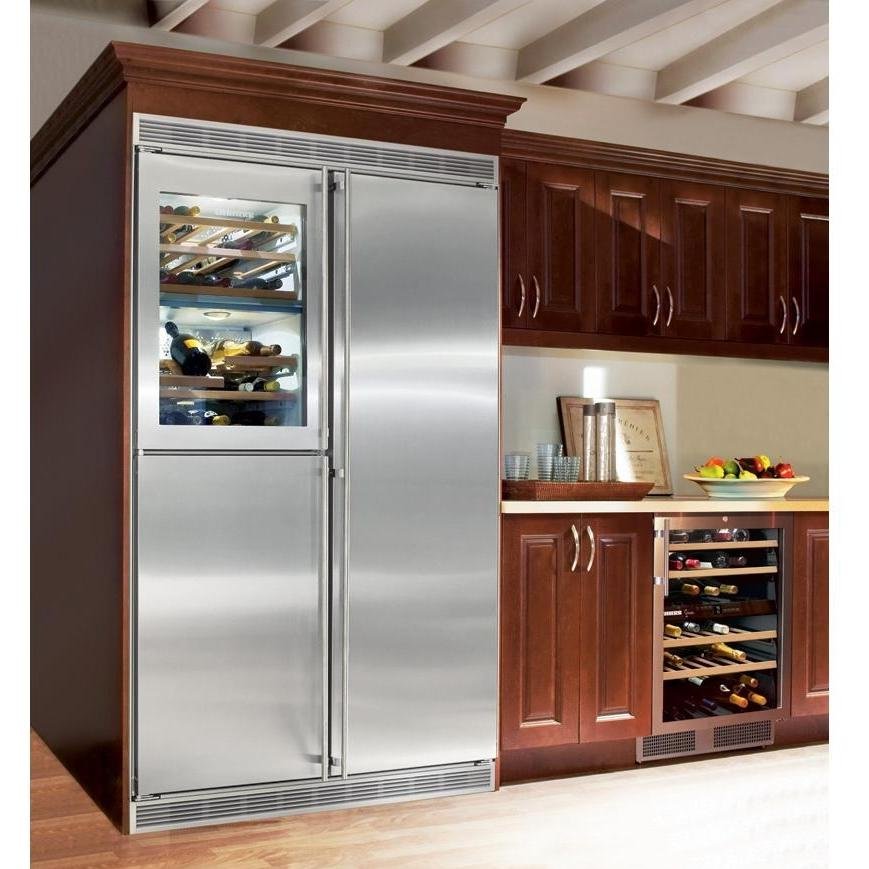 Встроенный холодильник Side by Side