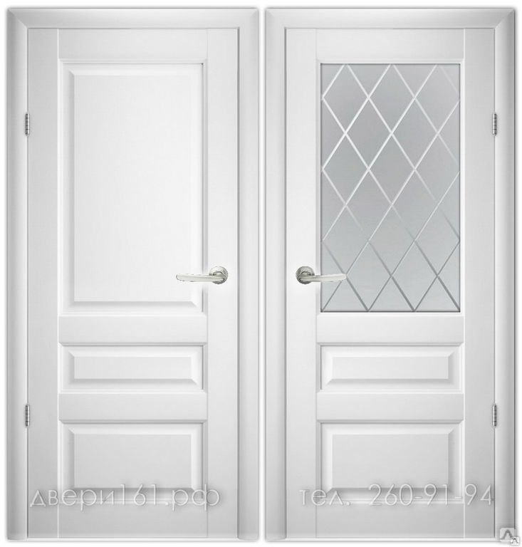 Дверь Bellini 333 белая эмаль