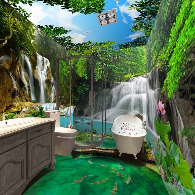 Ванная комната природа