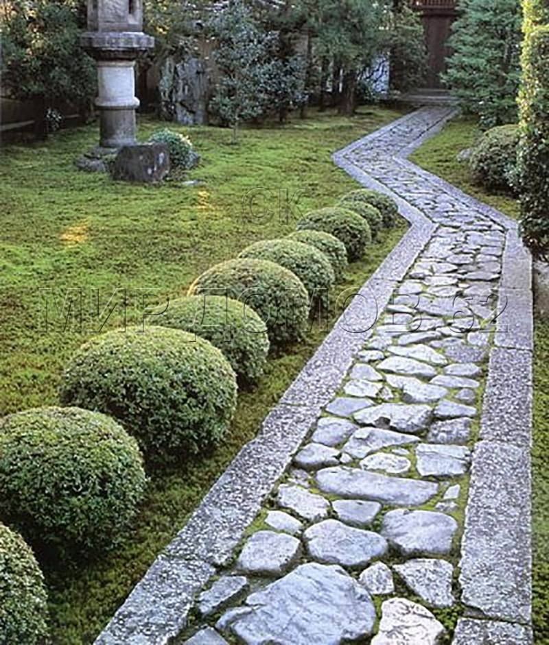 Каменистый сад плитняк