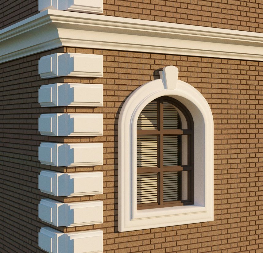 Декор из пенопласта для фасада (54 фото)