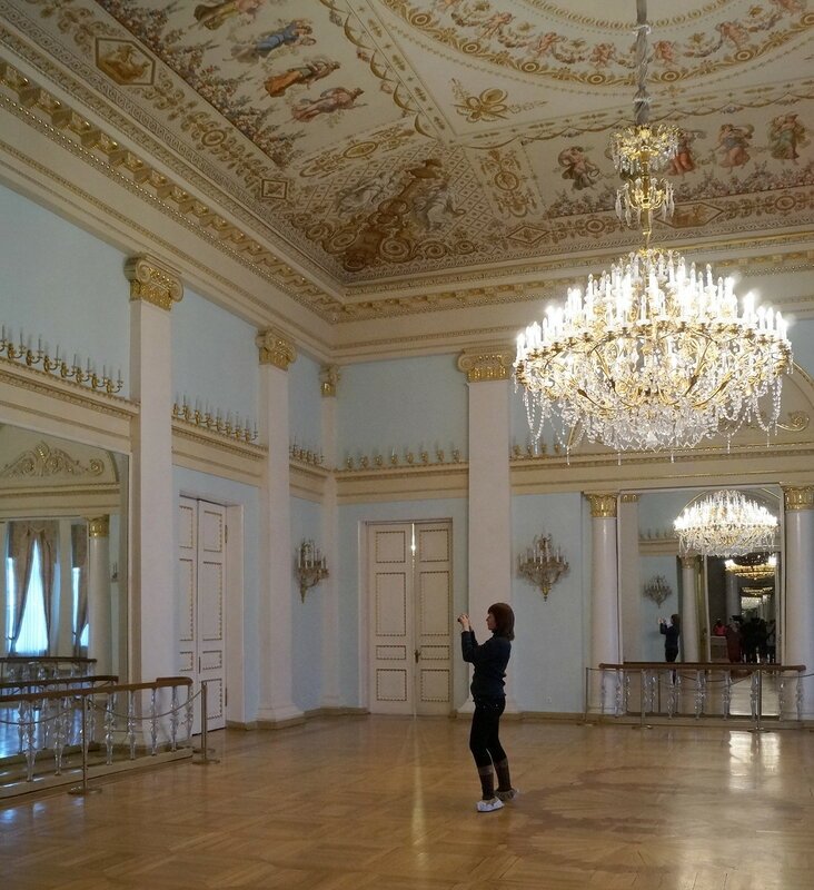 Аничков дворец Белоколонный зал Санкт-Петербург