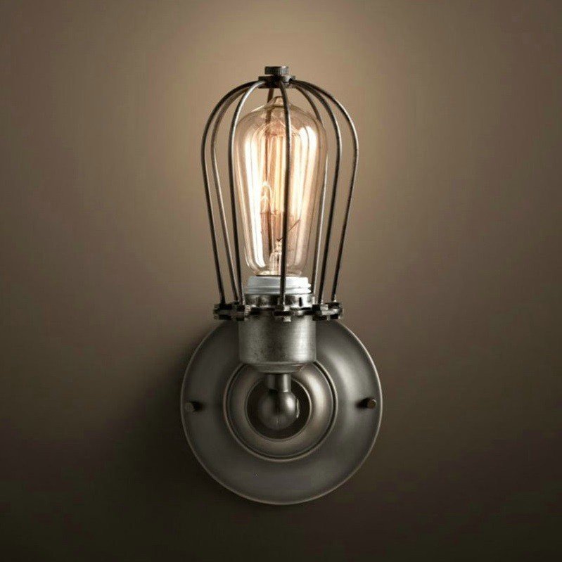Настенный светильник Эдисон светильник лофт Винтаж