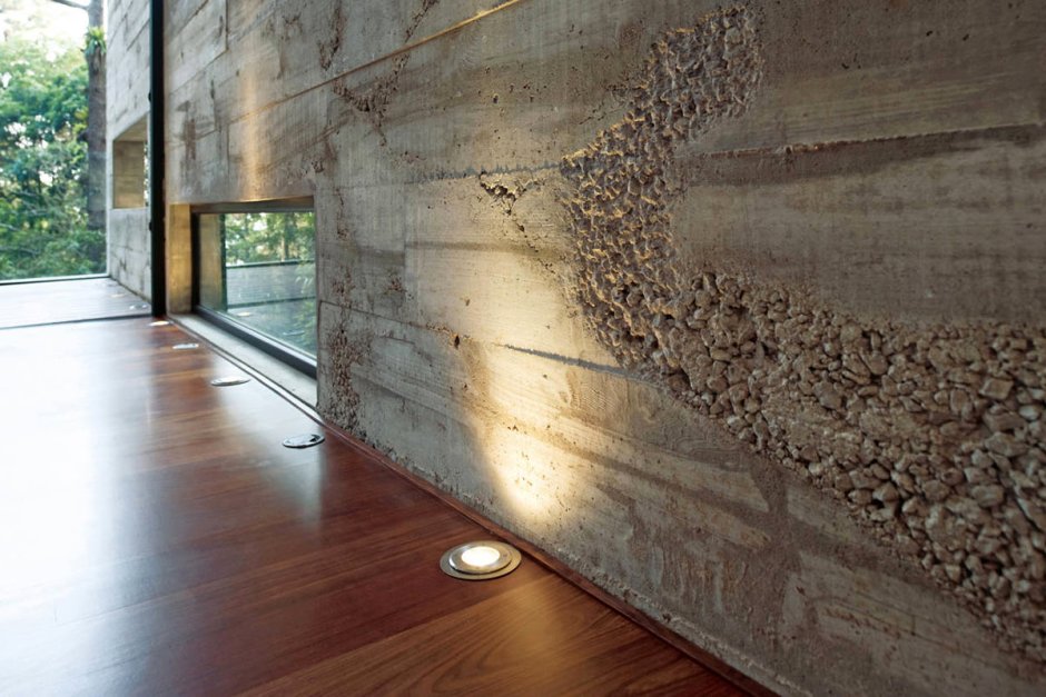 Декоративный цемент в интерьере