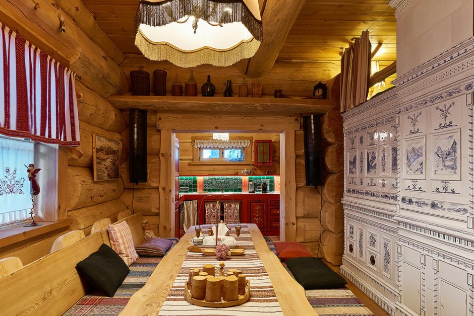 Предбанник в русском стиле