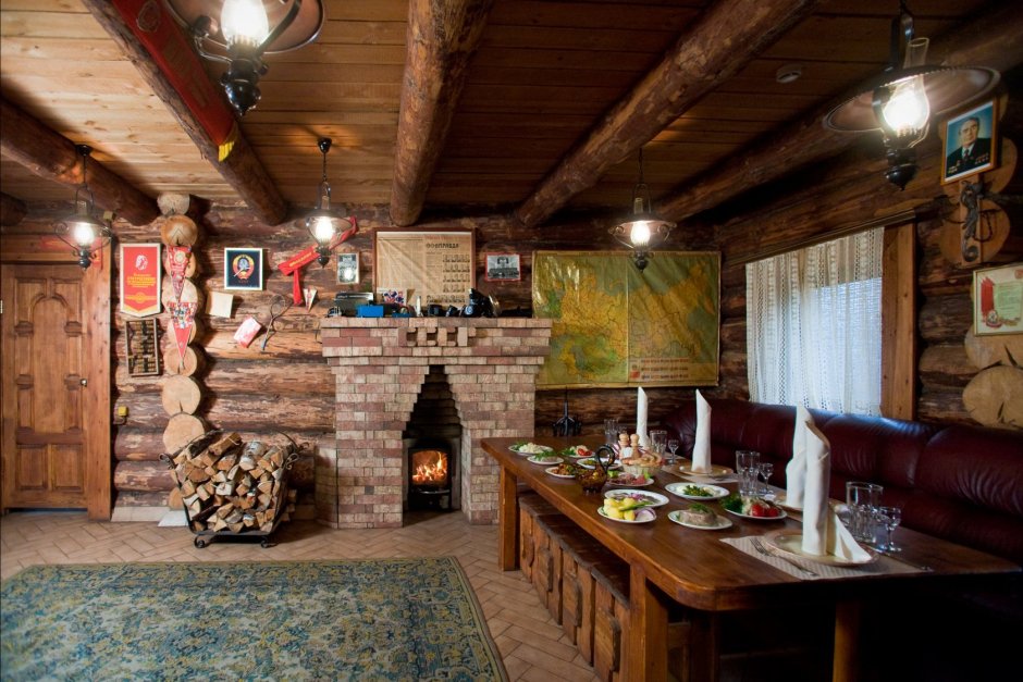 Предбанник в бане дизайн орех