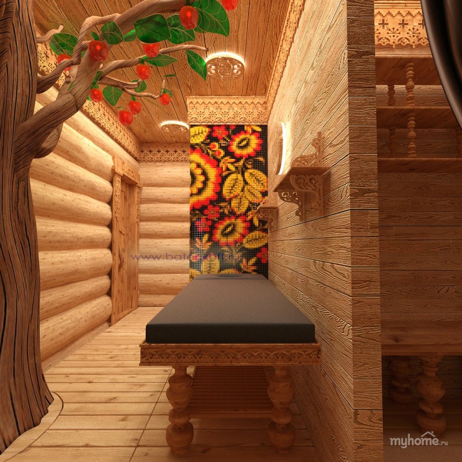Интерьер бани