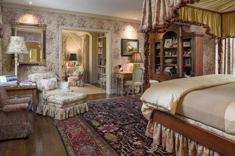 Викторианский стиль в интерьере гостиной