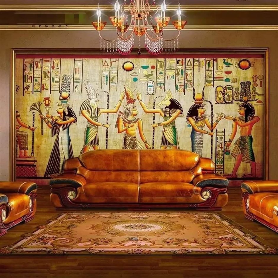 Нео Египетский стиль интерьер