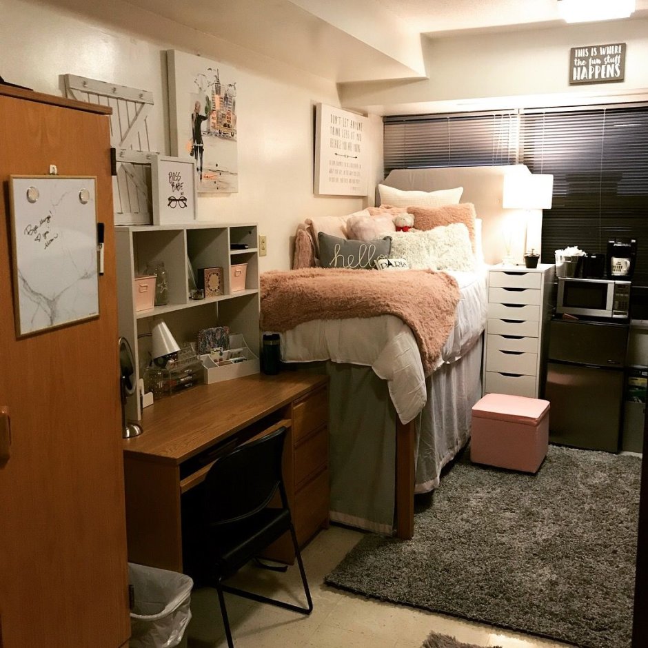 Идеи для маленькой комнаты в общежитии