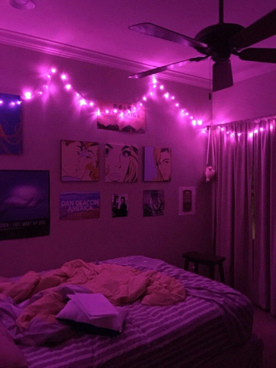 Спальня тумблер фиолетава