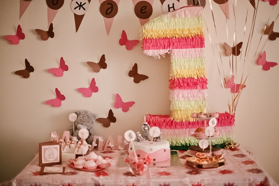 Украшение детской комнаты на день рождения