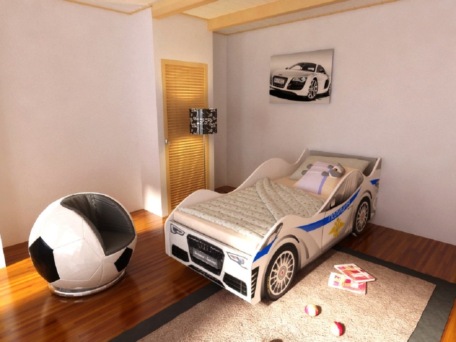 Кровать машина Police 007